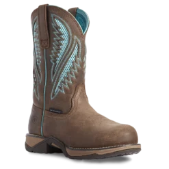 Ariat Ladies Anthem VentTEK Java Brown Composite Toe Work Boots 10031667
