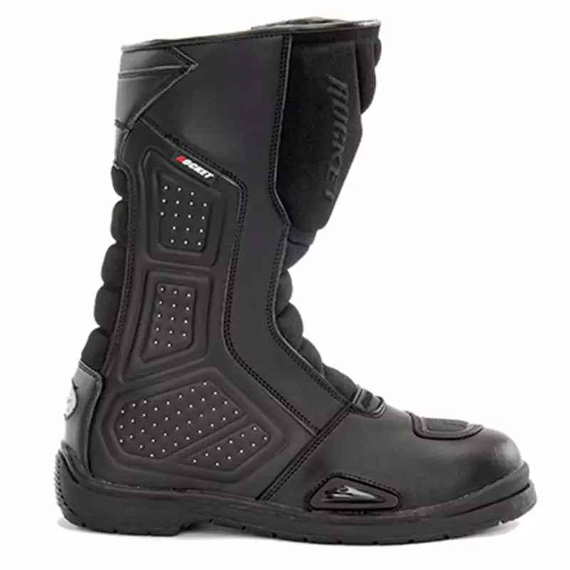 Joe Rocket Men’s Black Sonic X Leather Riding Boots - Image 5