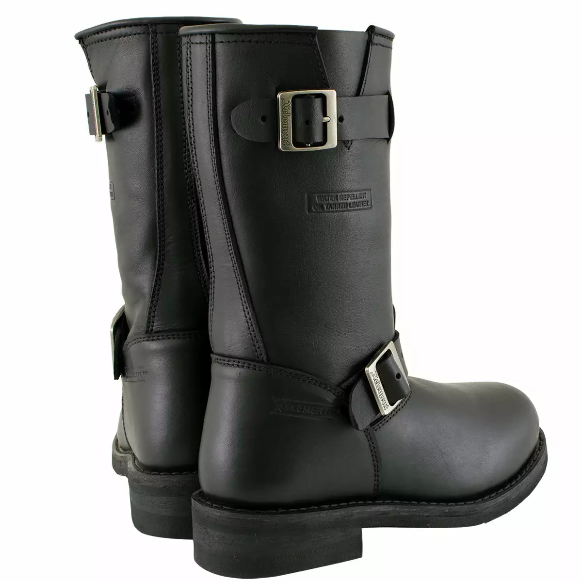 Xelement 2440 Women's 'Classic' Black Leather Advanced Engineer Motorcycle Biker Boots - Image 4