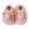 Women Family Cute Warm House Slippers Booties6.5-7pink