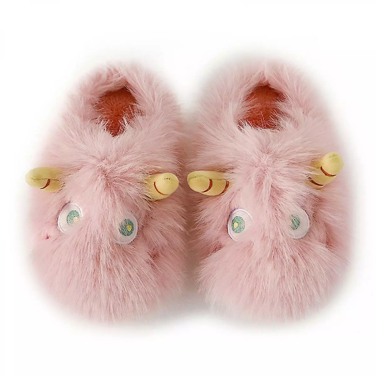 Women Family Cute Warm House Slippers Booties5.5-6pink