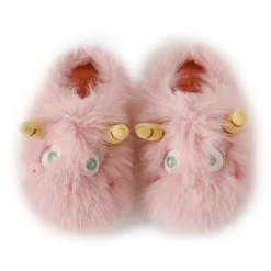Women Family Cute Warm House Slippers Booties6.5-7pink