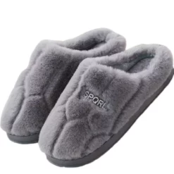Women's Warm Cotton Memory Foam Slippers Soft Yarn House Slippers With Anti Slip Sole6-6.5