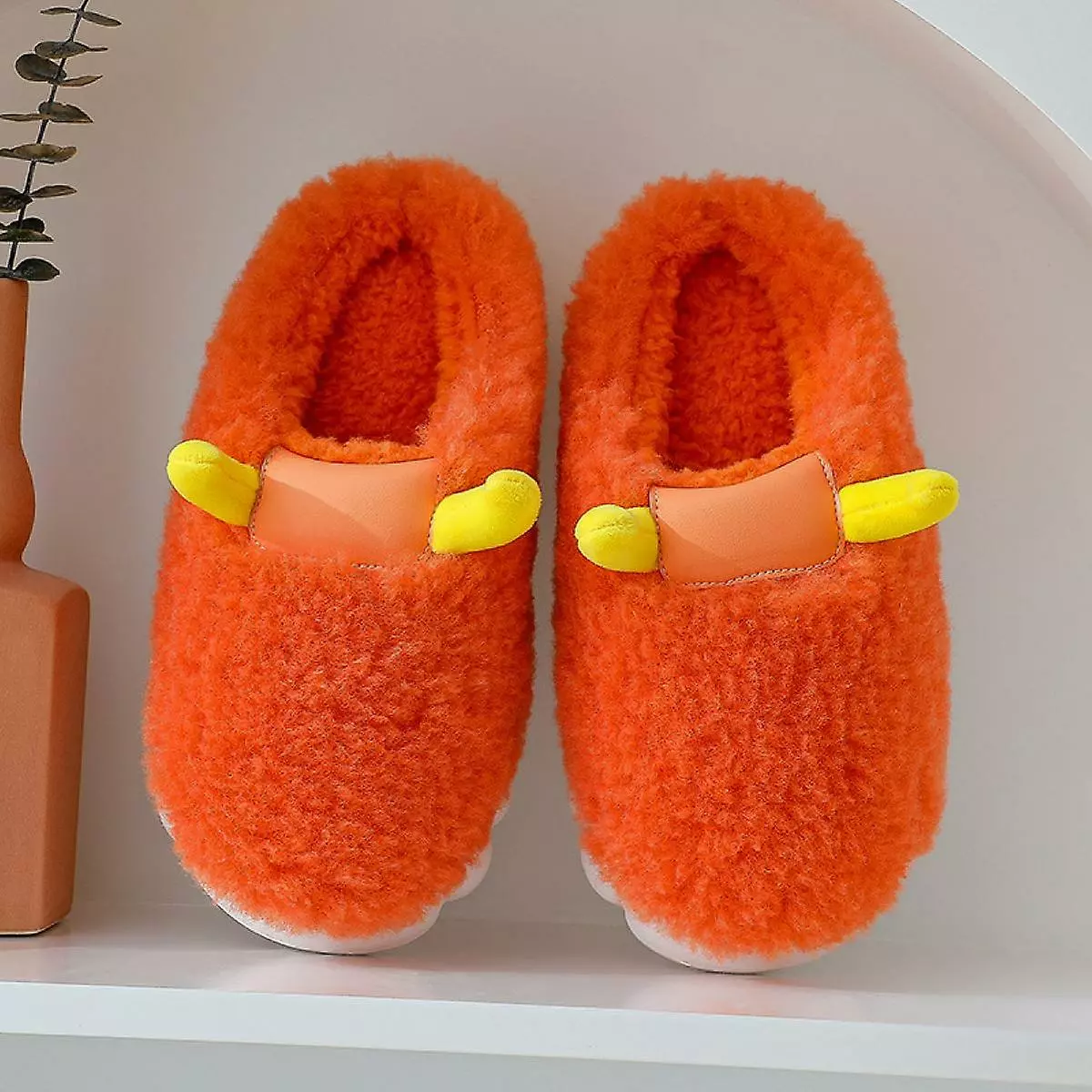 Women's Fluffy Winter Warm Slippers With Memory Foam7.5-8 - Image 2