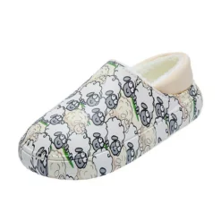 Womens Slippers Cute Cozy Memory Foam House Slippers Warm Fleece Lining Soft Plush Non-slip Sole6.5-7