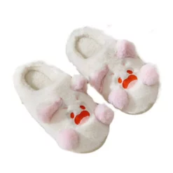Women's Cute Slippers House Slippers Warm Memory Foam Cotton Cozy Soft Fleece Plush Home Slipperssize:6.5-7