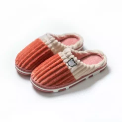 Slippers For Womens Warm Memory Foam Anti-slip House Shoes Comfortable Cotton Slippers Home Bedroom5-5.5