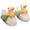 Womens Cute Animal Slippers Novelty Cozy Fuzzy Slippers Soft Plush Winter Warm House Shoes25-30cm