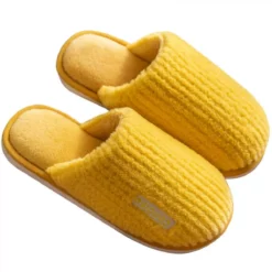 Slippers For Womens Warm Memory Foam Anti-slip House Shoes Comfortable Cotton Slippers Home Bedroom7.5-8