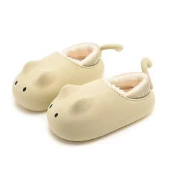 Women's Waterproof Foam Slippers Durable Rubber Sole With Warm