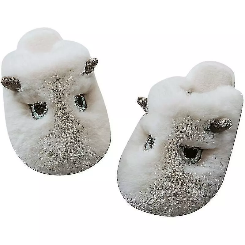 Cute Animal Slippers For Women, Winter Warm Memory Foam House Slippers, For Girls Indoor Outdoor Shoes