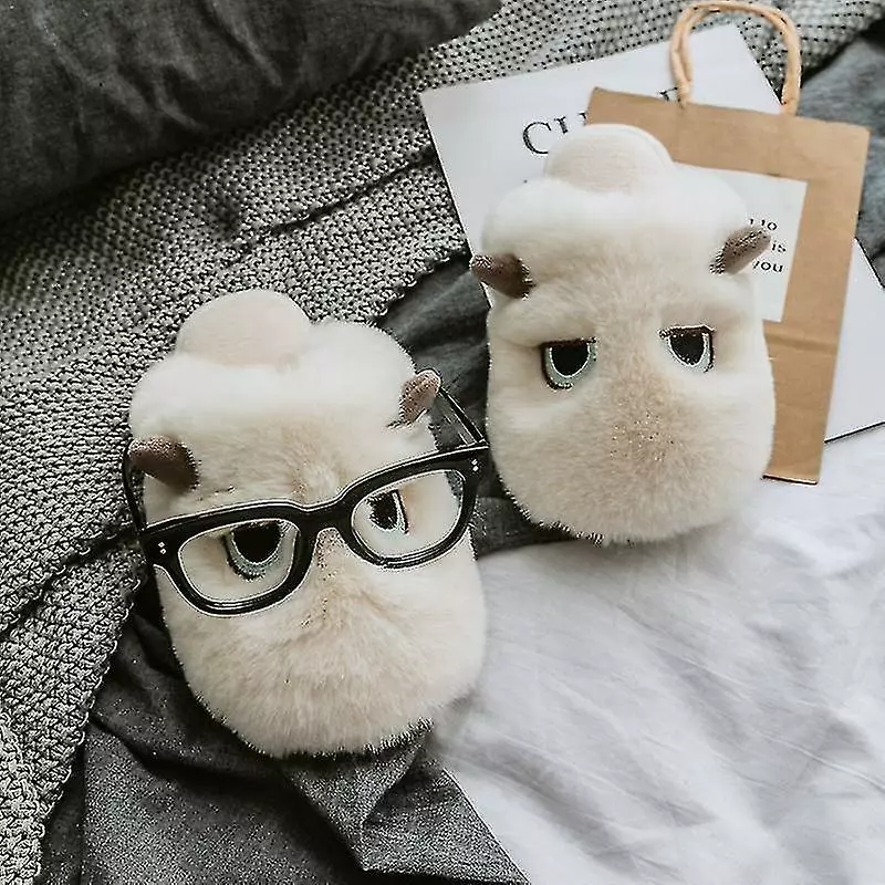 Cute Animal Slippers For Women, Winter Warm Memory Foam House Slippers, For Girls Indoor Outdoor Shoes - Image 4