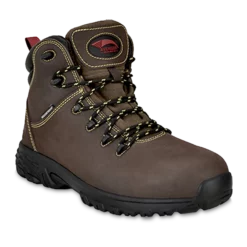 Avenger Ladies Flight Waterproof Alloy Toe Brown Work Boots A7470