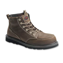 Avenger® Men's Wedge Lace Up Mid Brown Work Boots A7607-M