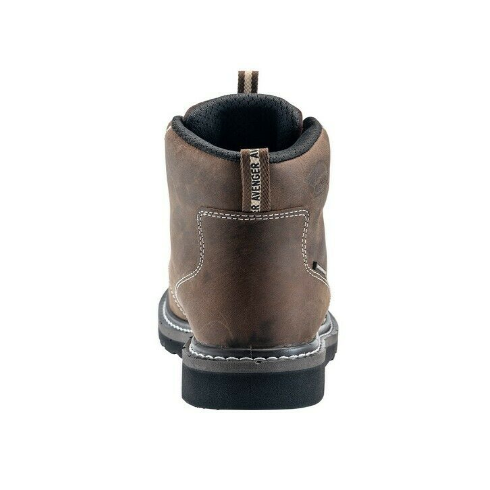 Avenger® Men's Wedge Lace Up Mid Brown Work Boots A7607-M - Image 4