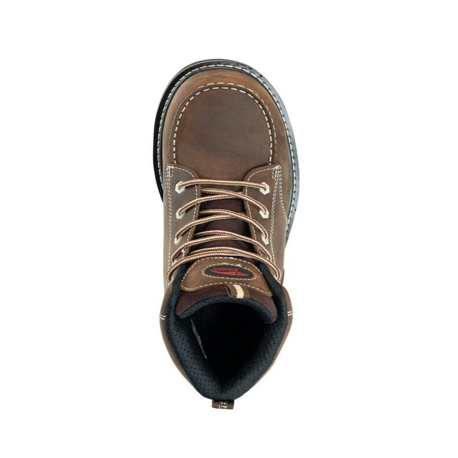 Avenger® Men's Wedge Lace Up Mid Brown Work Boots A7607-M - Image 5