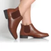 Mila Camel Ankle Boots