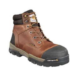Carhartt® Men's Ground Force Peanut Oil Tan Leather Work Boots CME6355