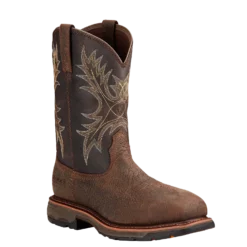 Ariat Men's Workhog H2O Wide Square Comp Toe Bruin Work Boots 10017420