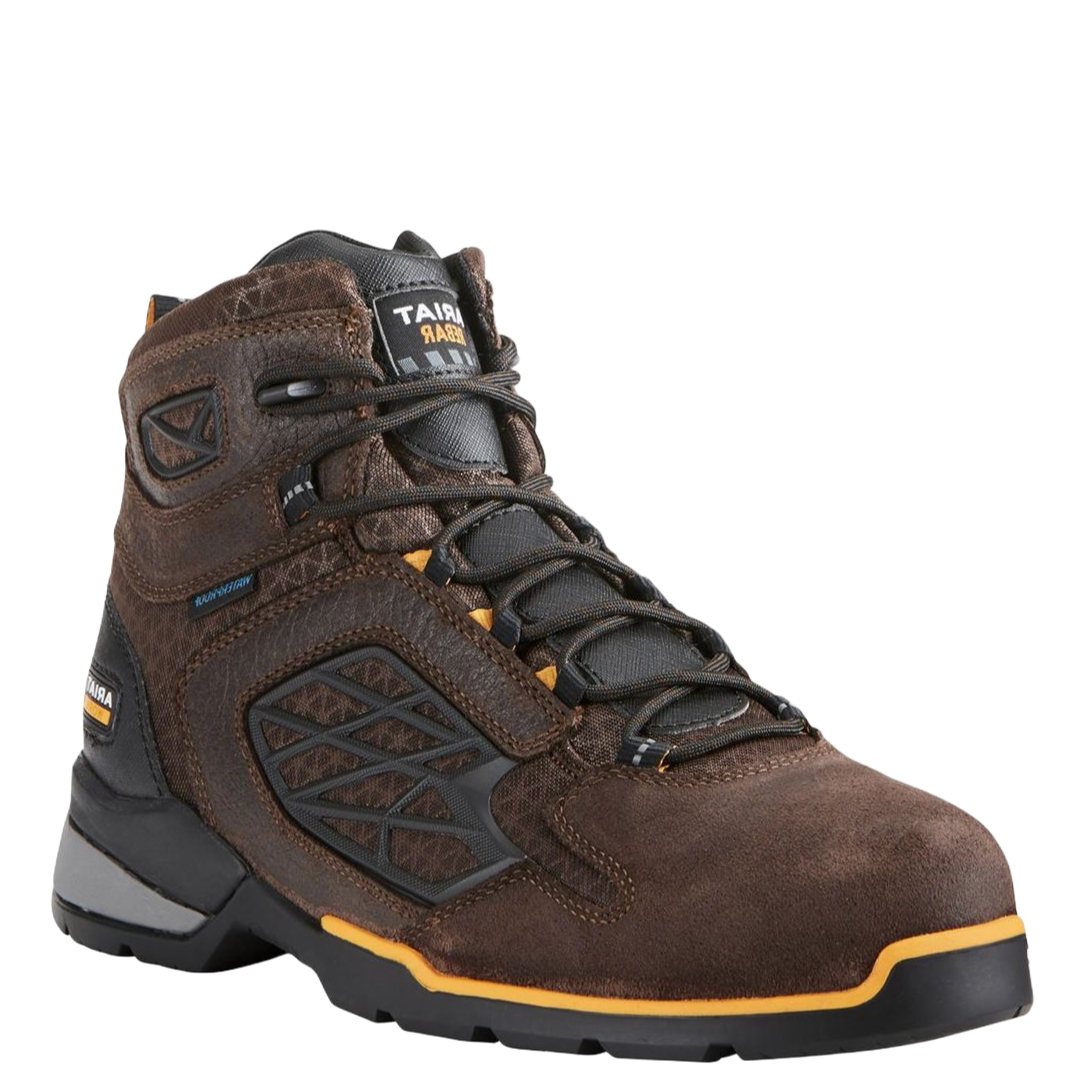 Ariat® Men's Rebar Flex H2O Chocolate Composite Toe Work Boots 10021498