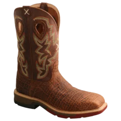 Twisted X Men's Nano Composite Toe Tan Western Work Boots MXBN001