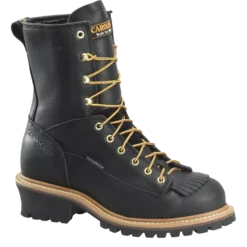 Carolina® Men's Black Spruce 8" Waterproof Steel Toe Work Boots CA9825