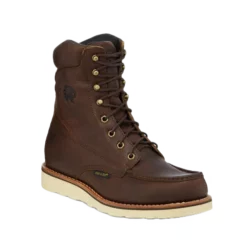 Chippewa Men's Edge Walker Briar Waterproof Brown Work Boots 25346