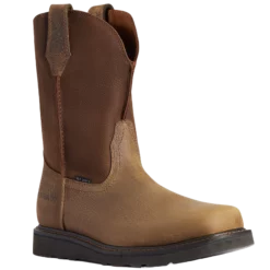Ariat Men's Rambler Work Edge Earth Brown Square Steel Toe Boots 10035882