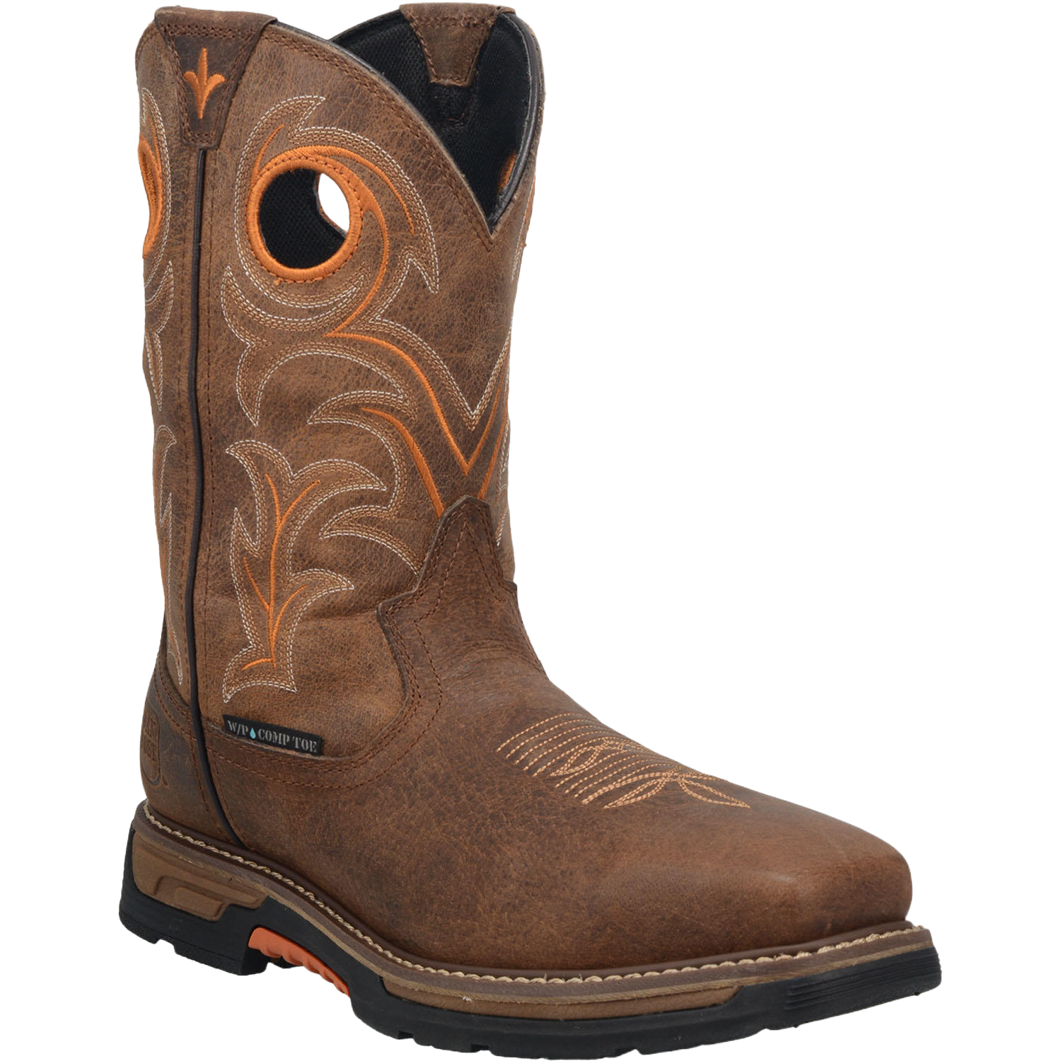 Dan Post Men's Storms Eye Waterproof Brown Work Boots DP56414