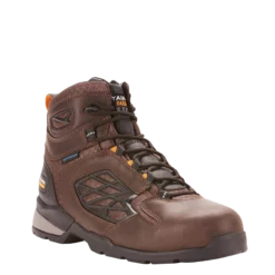 Ariat Men's Rebar Flex 6" H2O Dark Brown Composite Toe Work Boots 10025006
