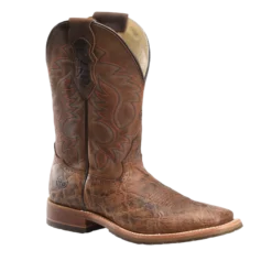 Double H® Men's Bregman 12" Wide Square Toe Brown Work Boots DH8645