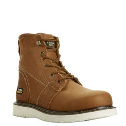Ariat® Men's Rebar Wedge 6" Golden Grizzly Work Boots 10023064