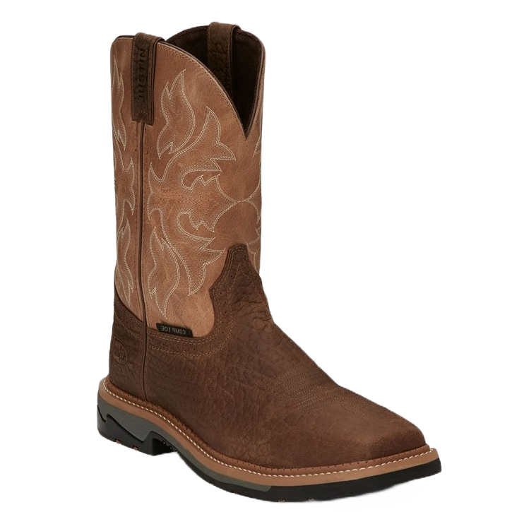 Justin Men's Stampede Bolt Buffalo Composite Toe Work Boots SE4103