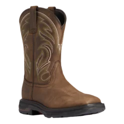 Ariat Men's WorkHog XT Cottonwood Brown Soft Toe Work Boots 10038321