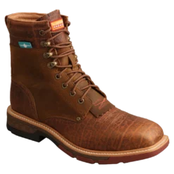 Twisted X Men's 8" CellStretch Lacer Alloy Toe Waterproof Work Boots MXALW01