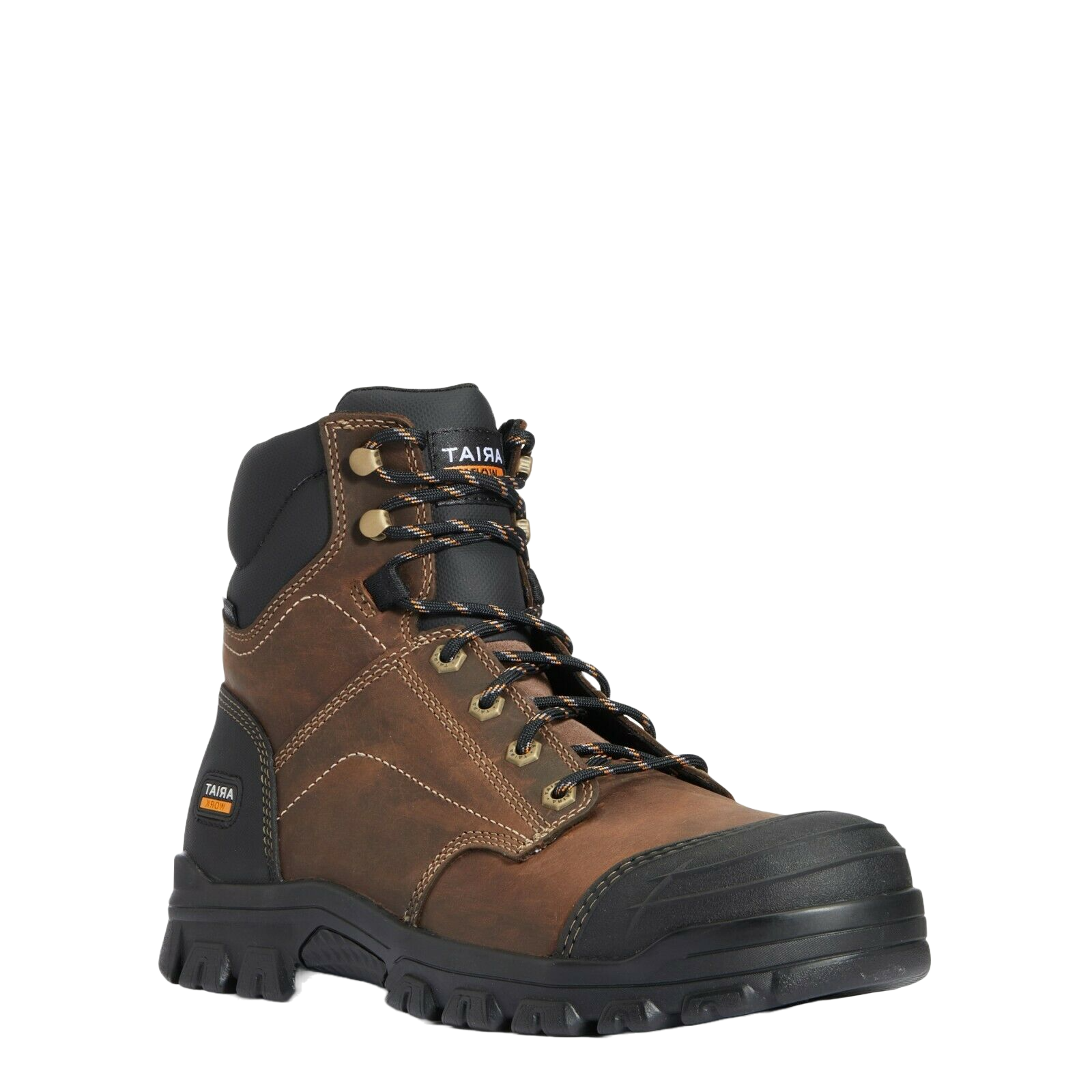 Ariat® Men's Treadfast 6" Steel Toe Brown Leather Work Boots 10034671