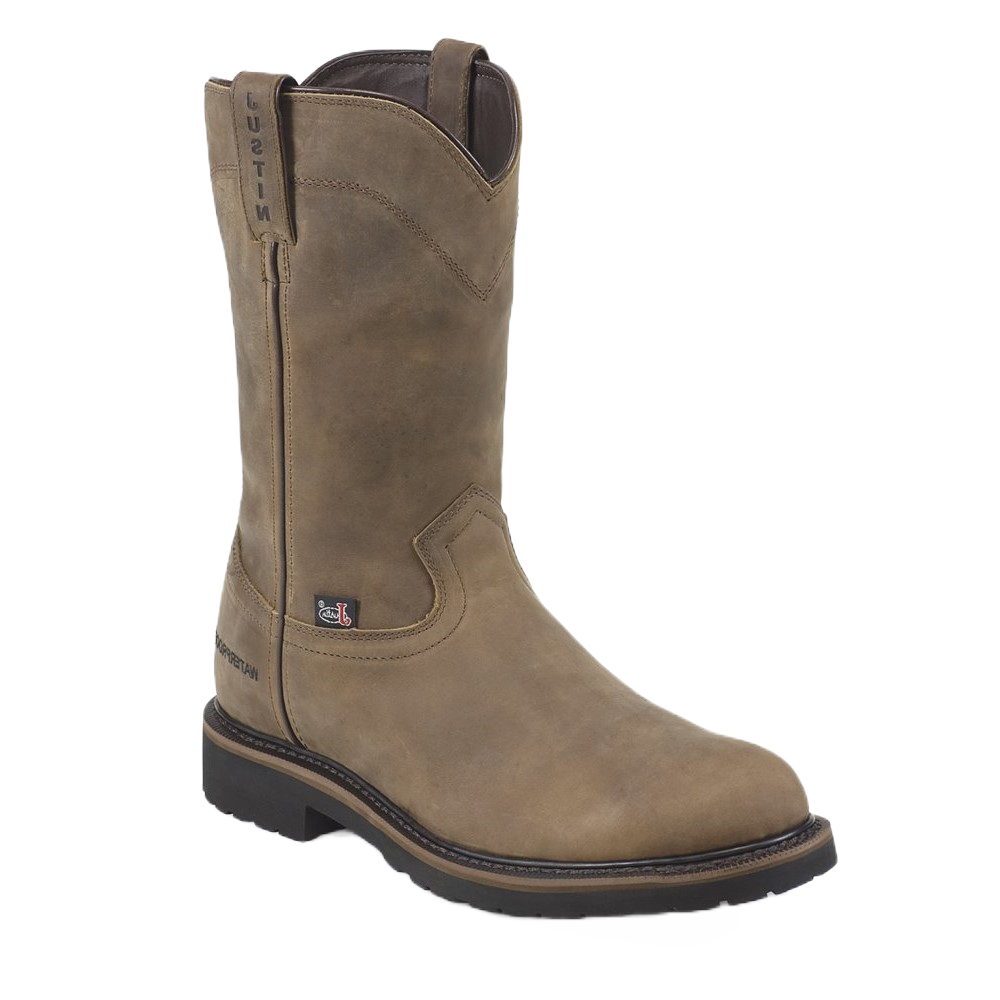 Justin Men's Drywall Pull On Waterproof Steel Toe Work Boots SE4961