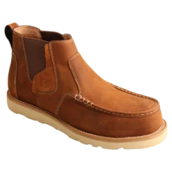Twisted X Men's 4" Chelsea Wedge Sole Oiled Work Boots MCAN001
