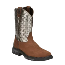 Tony Lama Men's TLX Biboll Diamond Plate Comp Toe Work Boots TW4022