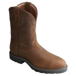 Twisted X Men's 10" Distressed Saddle Western Work Boots MWP0001