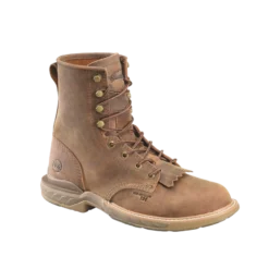 Double H® Men's 8" U Toe Lacer Medium Brown Work Boots DH5394