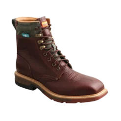 Twisted X® Men's 8" CellStretch® Lacer Brown Distressed Work Boots MXALW02