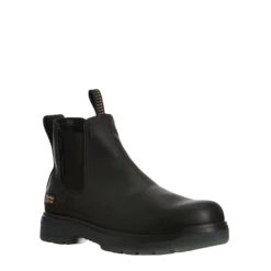 Ariat® Men's 6" Turbo Chelsea Carbon Toe Black Work Boots 10027330