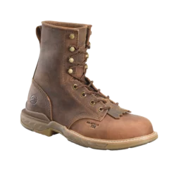 Double H® Men's 8" U Toe Lacer Raid Composite Toe Brown Work Boots DH5393