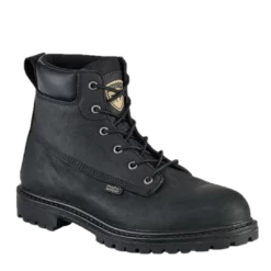 Irish Setter® Men's Hopkins 6 Inch Black Round Toe Work Boots 83670