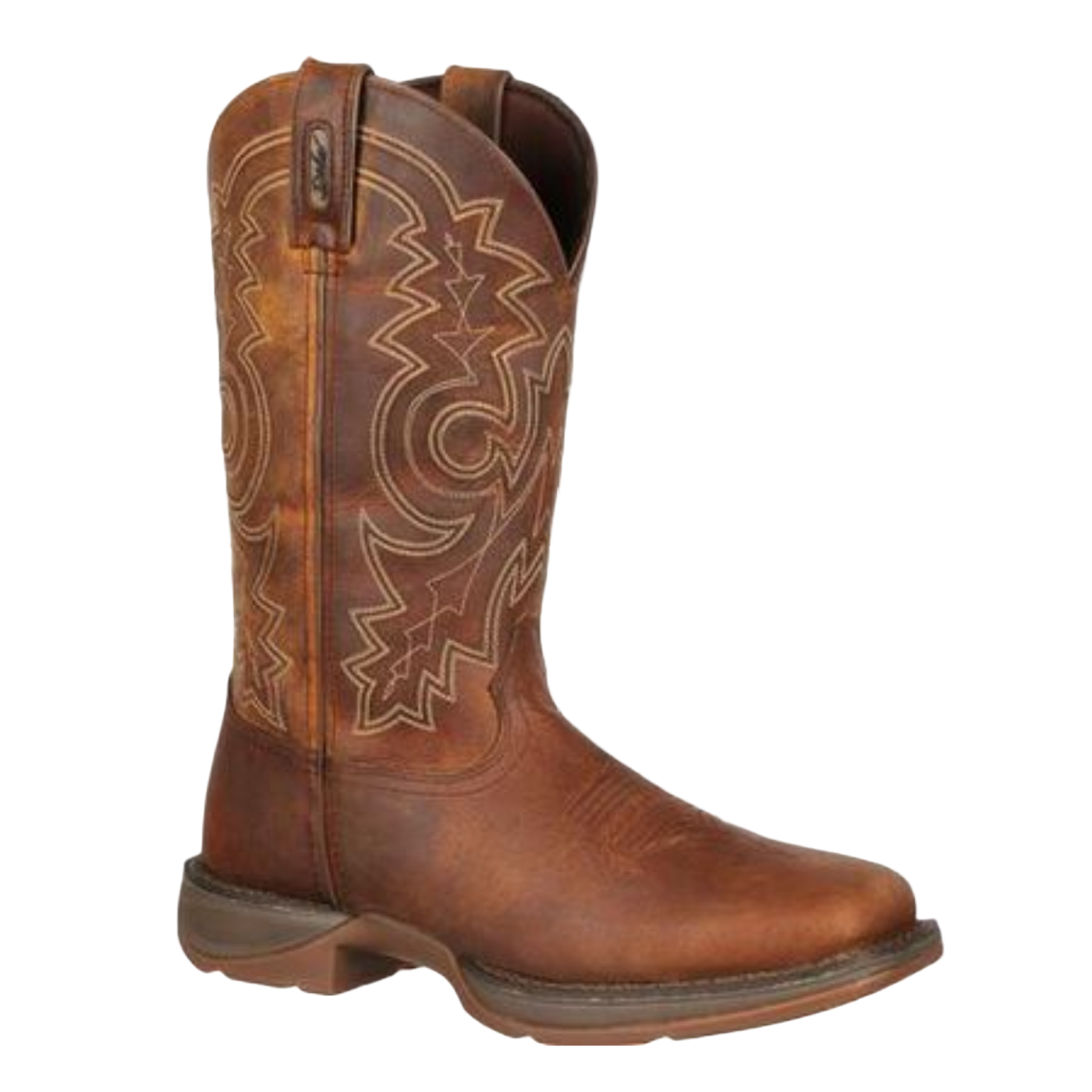 Durango® Men's 12" Western Brown Square Toe Work Boots DB4343