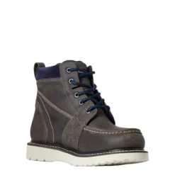 Ariat® Ladies Rebar™ Wedge Moc Toe Steel Grey Work Boots 10035770