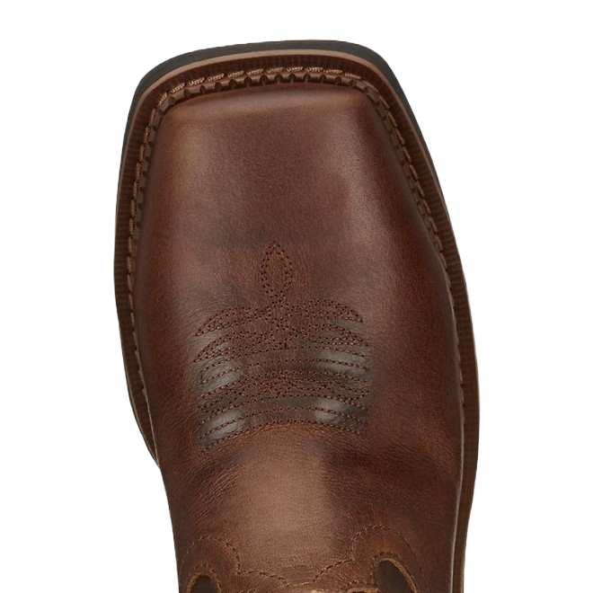 Justin Ladies Lathey Brown Nano Composite Square Toe Work Boots GY9962 - Image 3