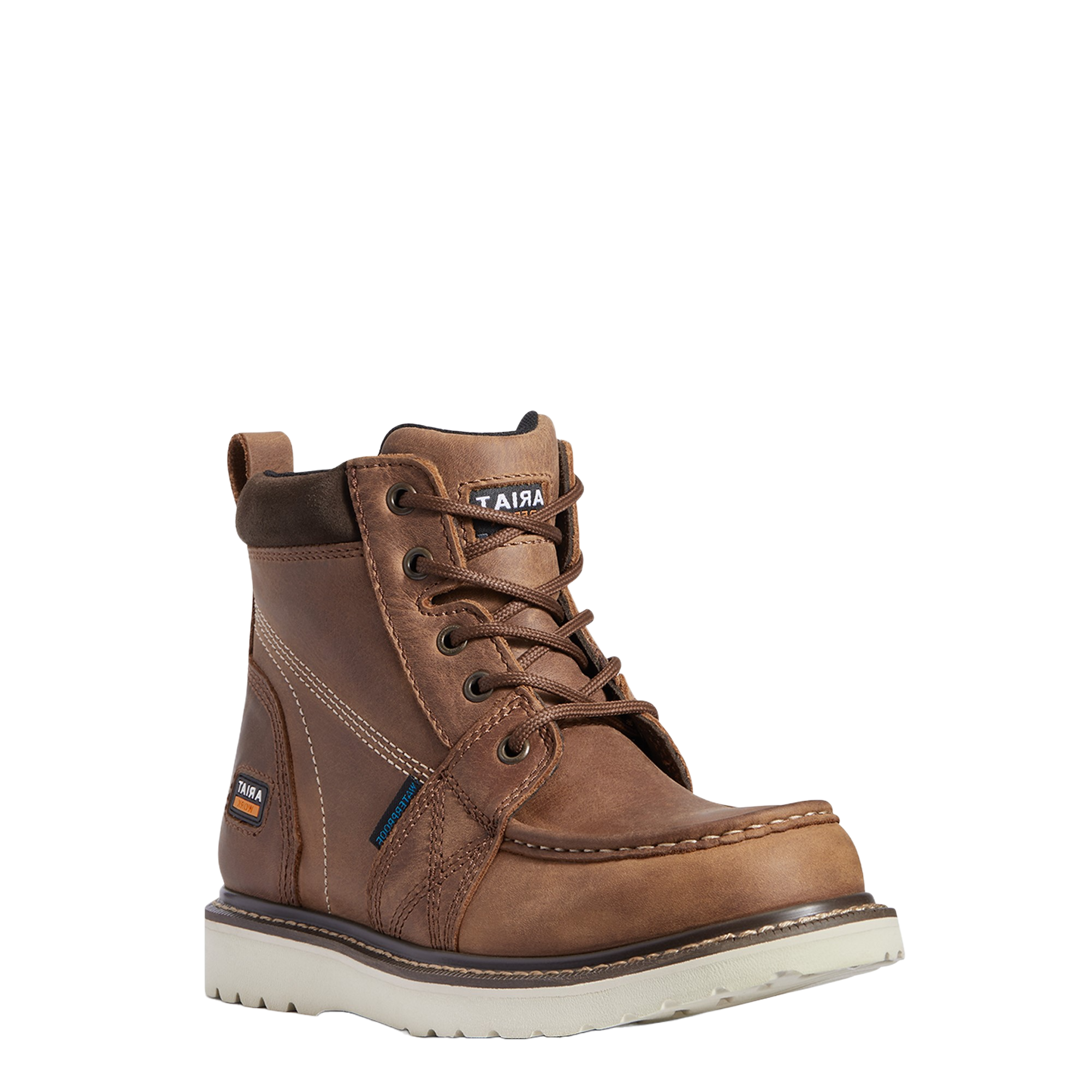 Ariat Ladies Rebar Wedge Moc Toe H2O Composite Toe Work Boots 10038335