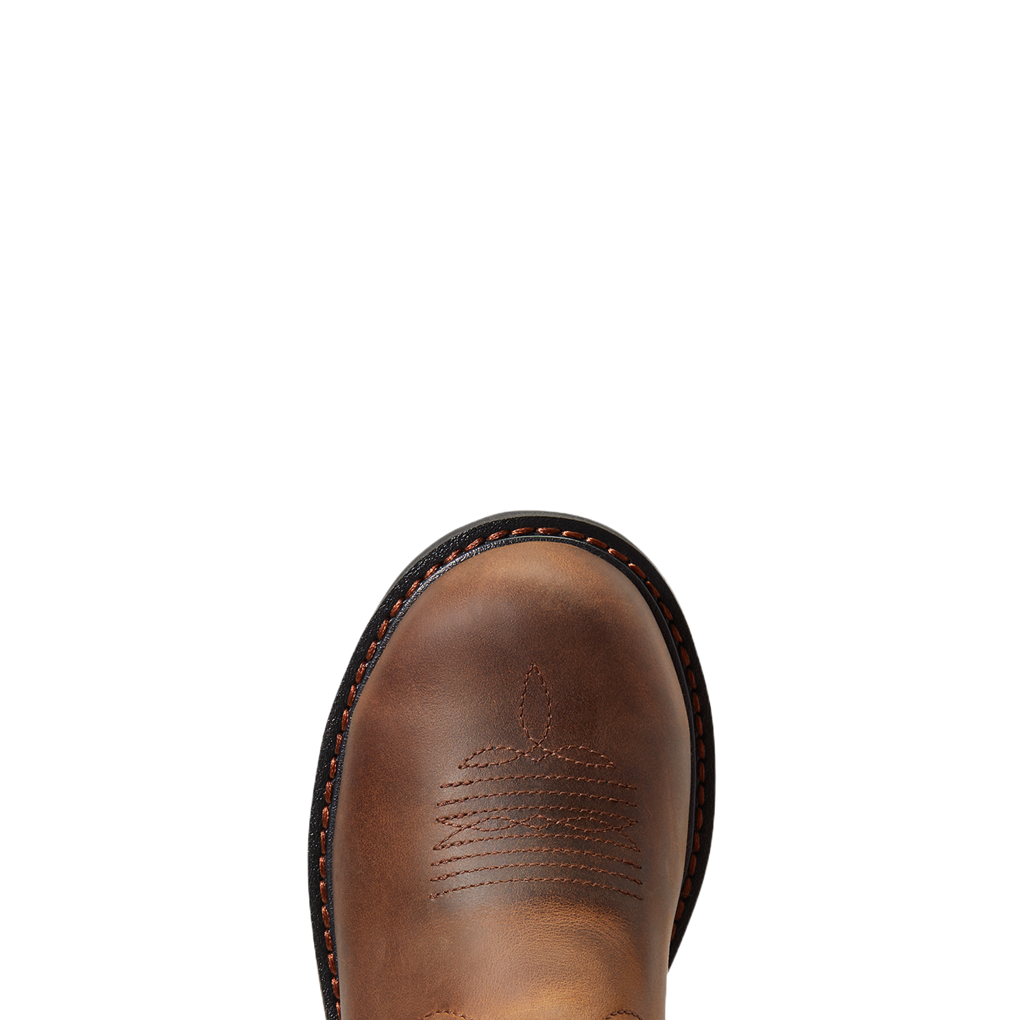 Ariat Ladies Fatbaby® Distressed Brown Pull On Steel Toe Work Boots 10040431 - Image 5